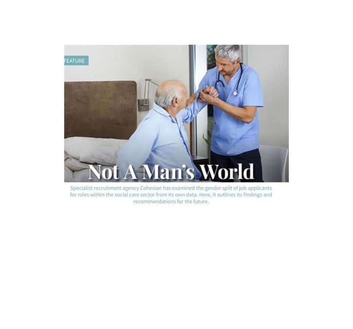male nurse caring for elderly man