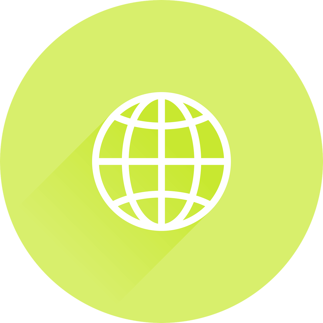 green globe icon